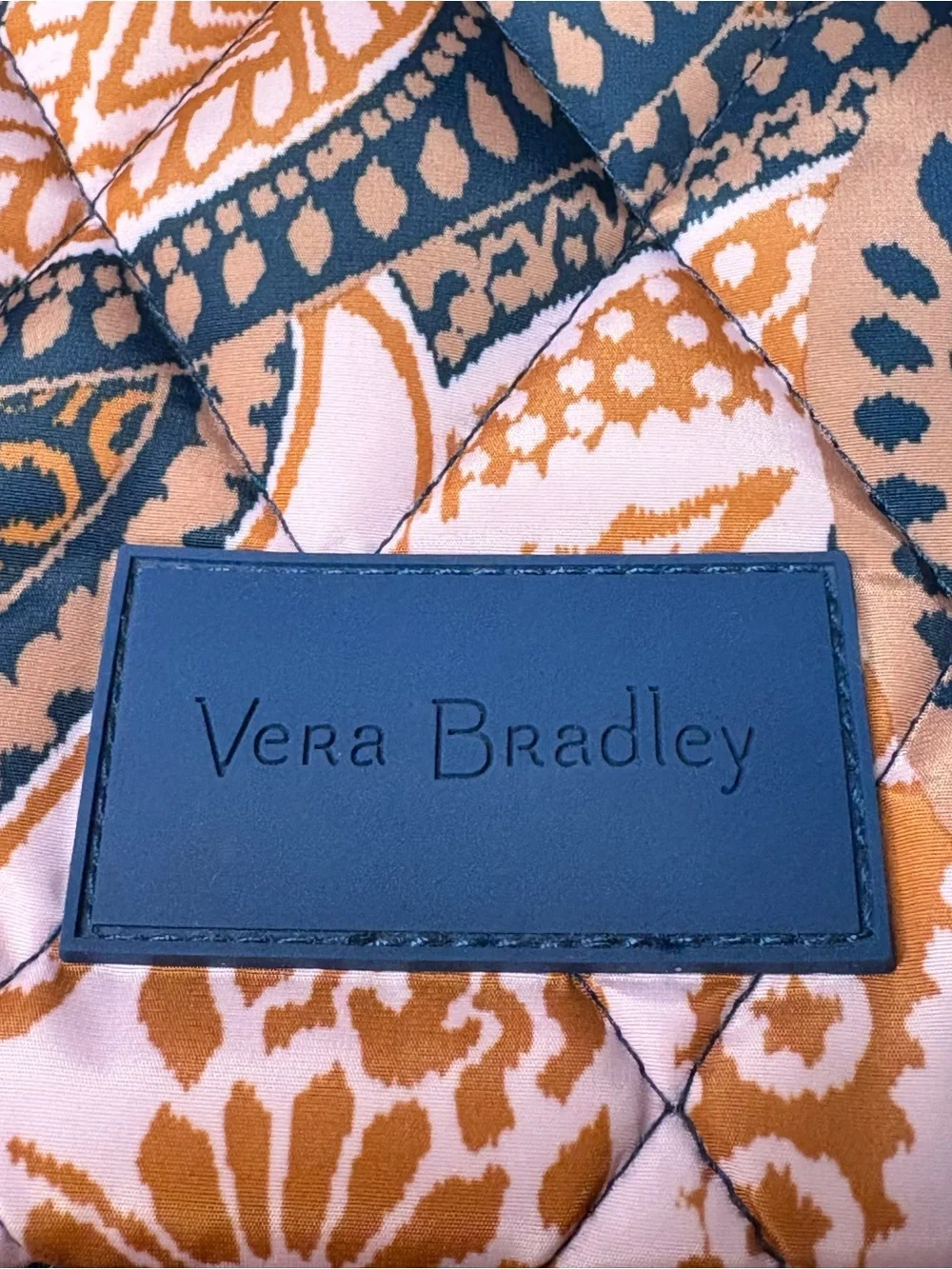Vera Bradley Fern Paisley Laptop Ultralight Crossbody